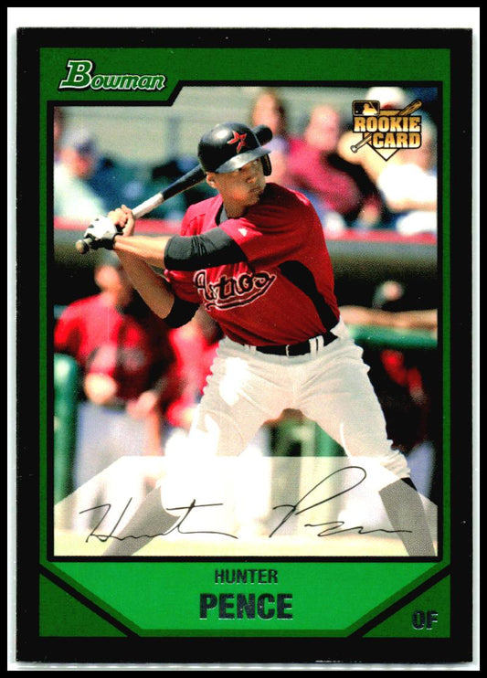 2007 Bowman Draft Picks & Prospects #BDP25 Hunter Pence Houston Astros