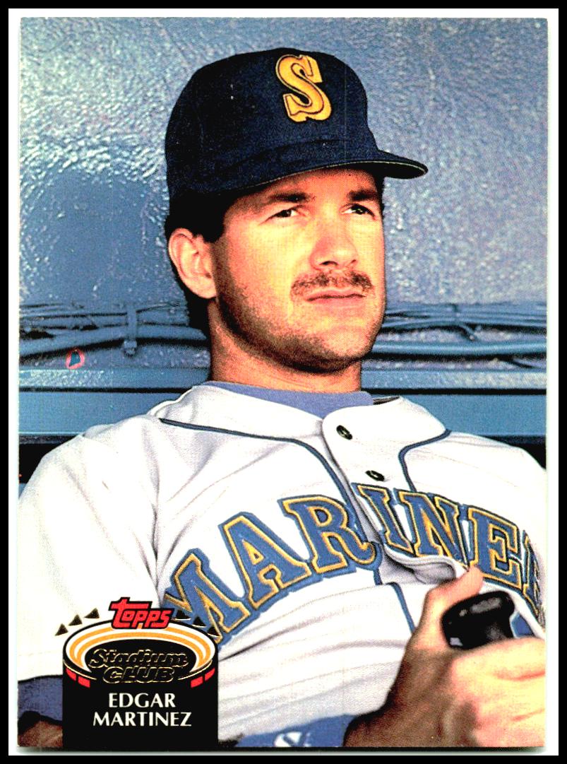 1992 Stadium Club #267 Edgar Martinez Seattle Mariners