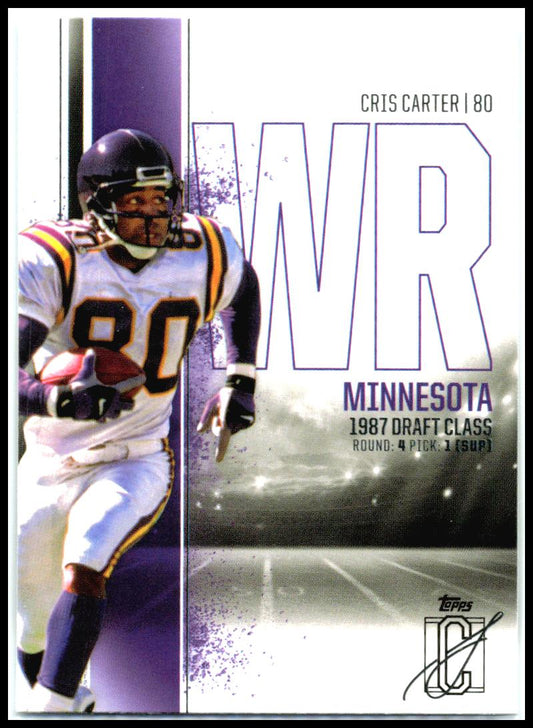 2024 Topps Signature Class #32 Cris Carter Minnesota Vikings