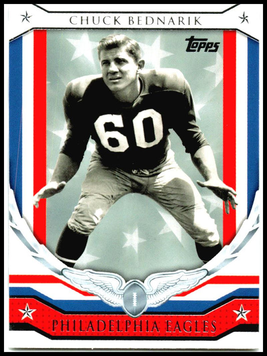 2008 Topps NFL Honor Roll #HR-CB Chuck Bednarik Philadelphia Eagles