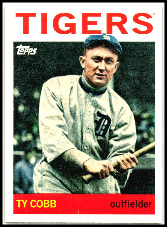 2025 topps archives #77 Ty Cobb Detroit Tigers