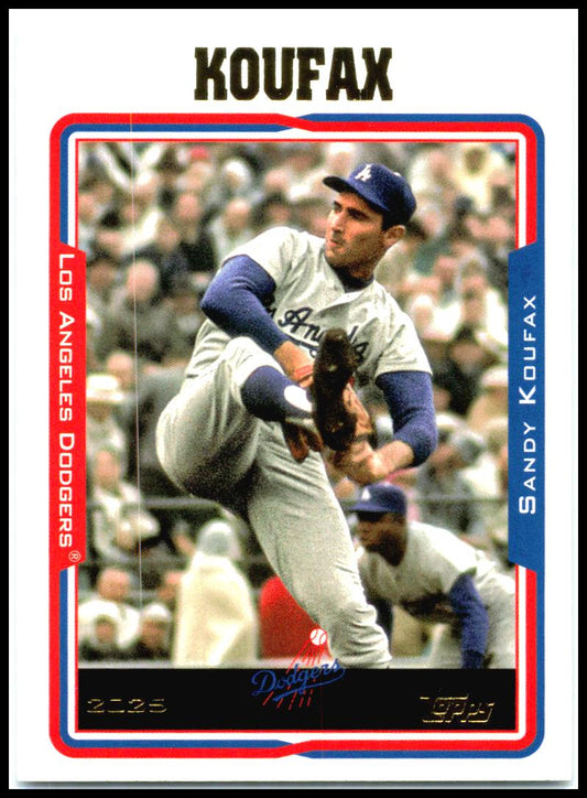 2025 topps archives #211 Sandy Koufax