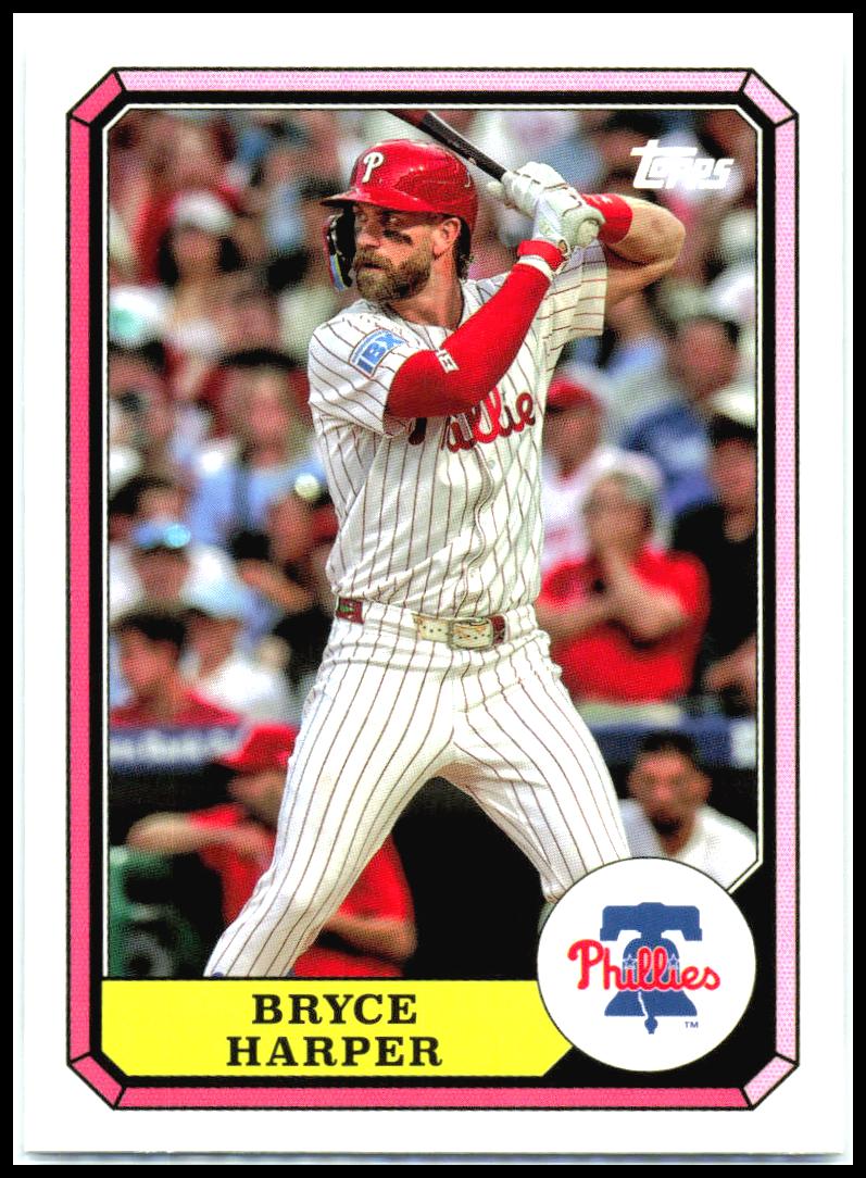 2025 topps archives Top Run Makers #87BB-18 Bryce Harper