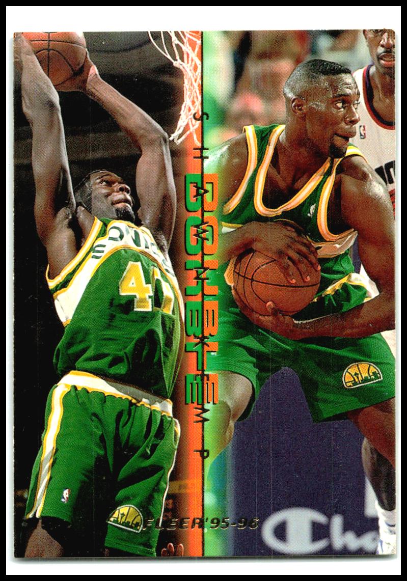 1995-96 Fleer Double Double #6 Shawn Kemp Seattle SuperSonics