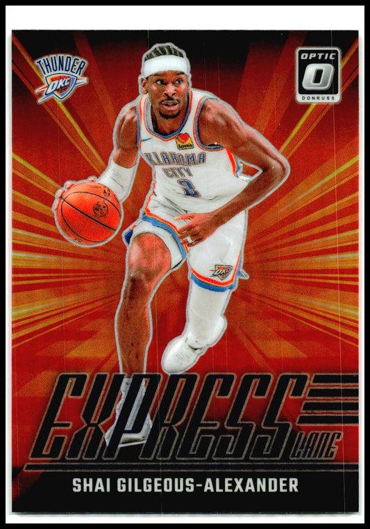 2024-25 Donruss Optic Express Lane Purple #24 Shai Gilgeous-Alexander Thunder
