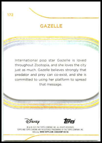2025 Topps Chrome Disney #172 Gazelle