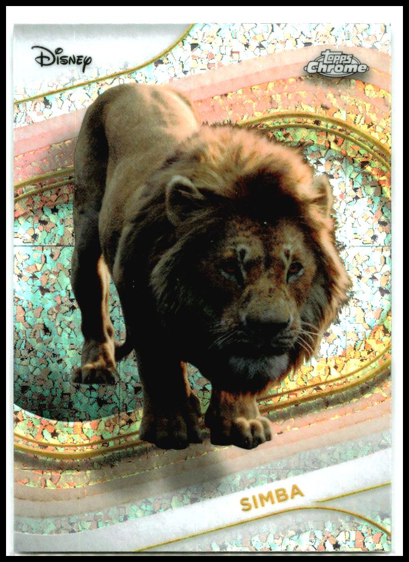 2025 Topps Chrome Disney Mini-Diamonds #195 Simba