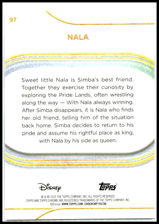 2025 Topps Chrome Disney #97 Nala