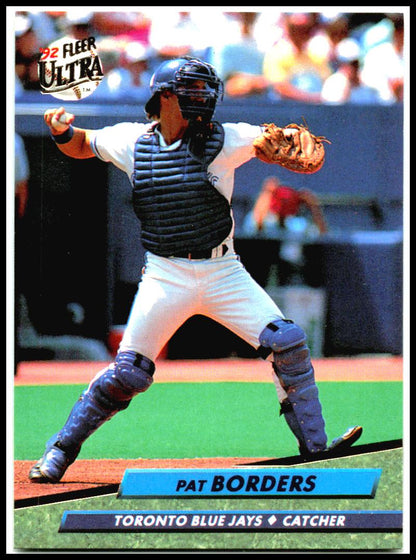1992 Ultra #144 Pat Borders Toronto Blue Jays