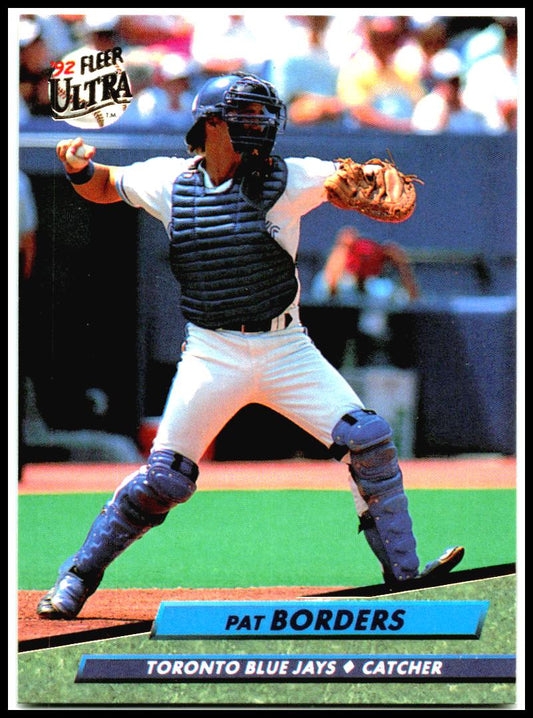 1992 Ultra #144 Pat Borders Toronto Blue Jays