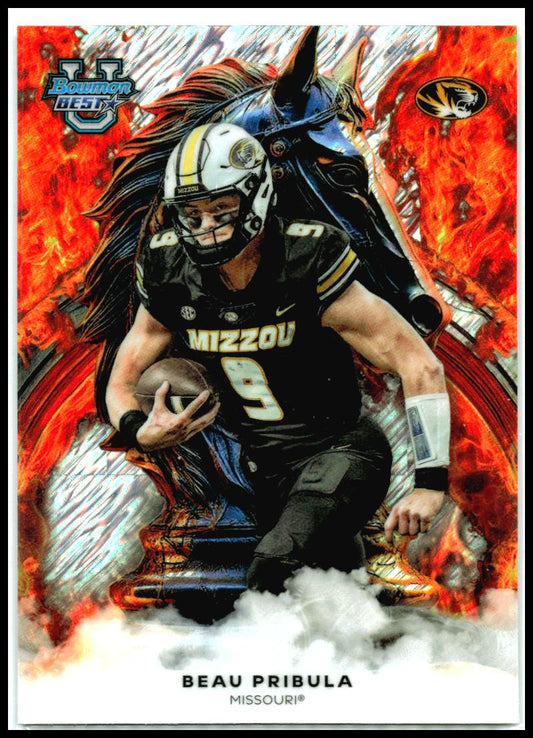 2025 Bowman University Best Workhorse Shimmer #W-3 Beau Pribula Missouri Tigers