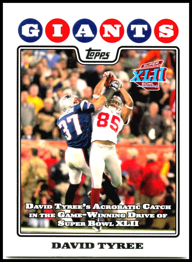 2008 Topps #317 David Tyree New York Giants