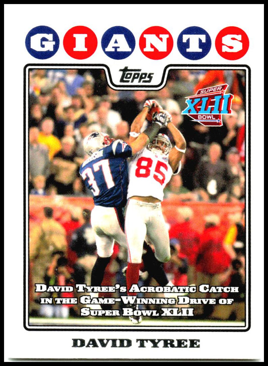 2008 Topps #317 David Tyree New York Giants