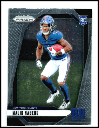 2024 Panini Prizm #370 Malik Nabers Rookie New York Giants
