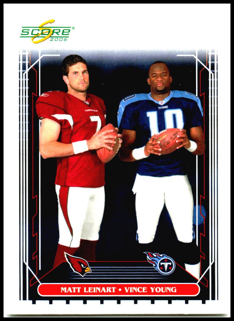 2006 Score #329 Matt Leinart / Vince Young
