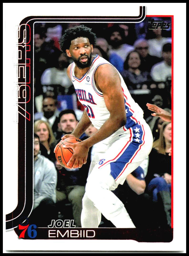 2025-26 Topps #22 Joel Embiid Philadelphia 76ers
