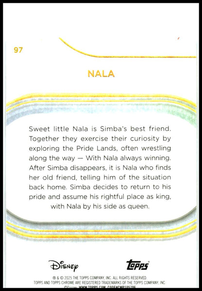 2025 Topps Chrome Disney #97 Nala