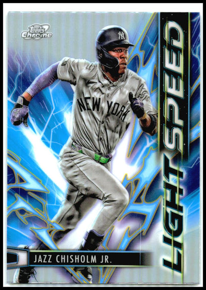2025 Topps Chrome Cosmic Light Speed #LS-17 Jazz Chisholm JR.