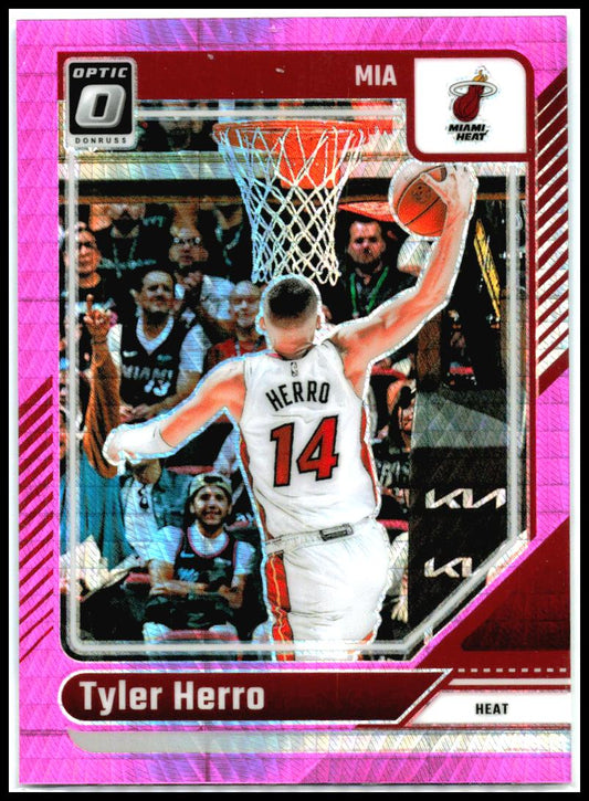 2024-25 Donruss Optic Hyper Pink #200 Tyler Herro Miami Heat