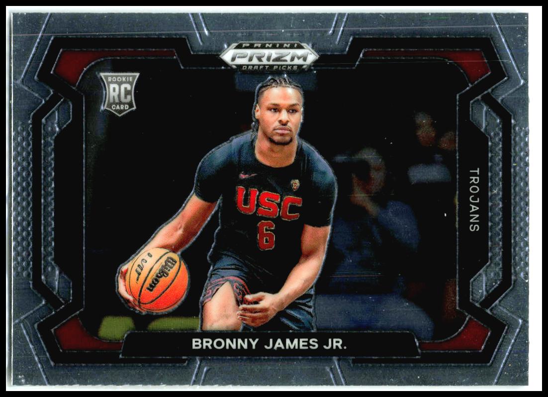 2024 Panini Prizm Draft Picks #86b Bronny James Jr. USC Trojans