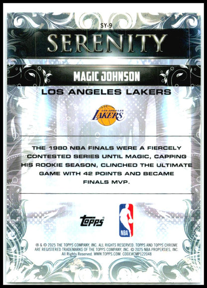 2025-26 Topps Chrome #SY-9 Magic Johnson