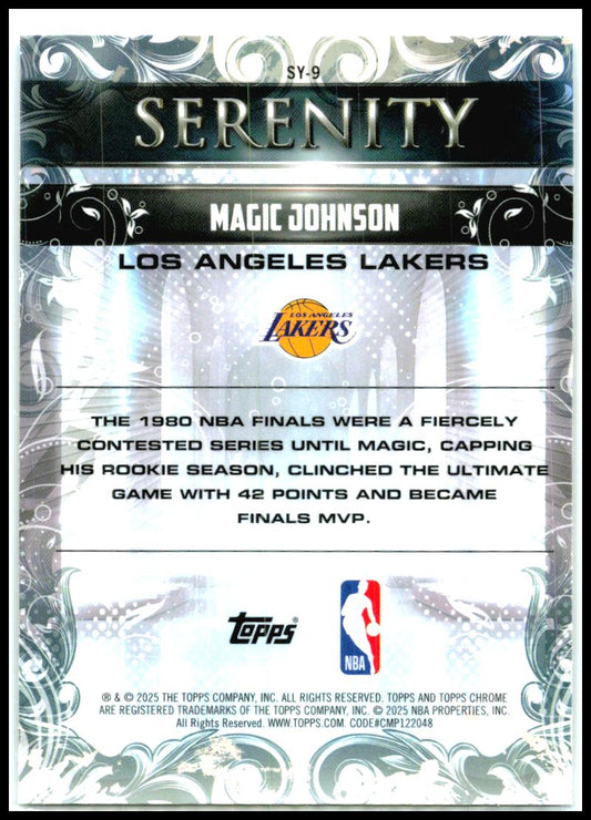 2025-26 Topps Chrome #SY-9 Magic Johnson