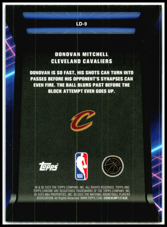 2025-26 Topps Chrome Loading #LD-9 Donovan Mitchell