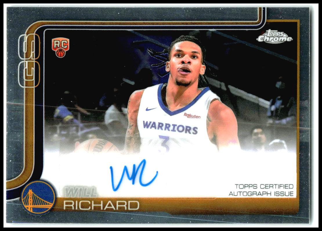 2025-26 Topps Chrome Auto #TCAR-WIR Will Richard