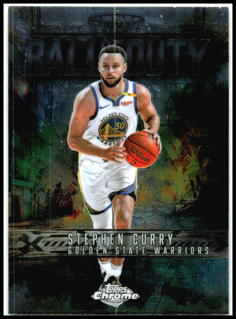 2025-26 Topps Chrome ball of duty #BD-9 Stephen Curry