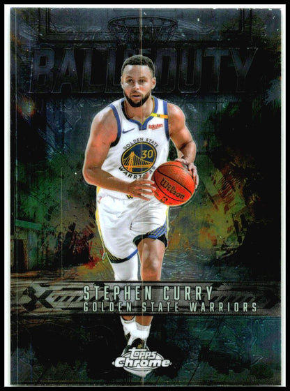 2025-26 Topps Chrome ball of duty #BD-9 Stephen Curry