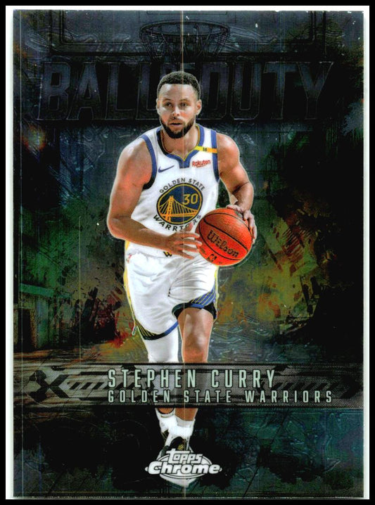 2025-26 Topps Chrome ball of duty #BD-9 Stephen Curry