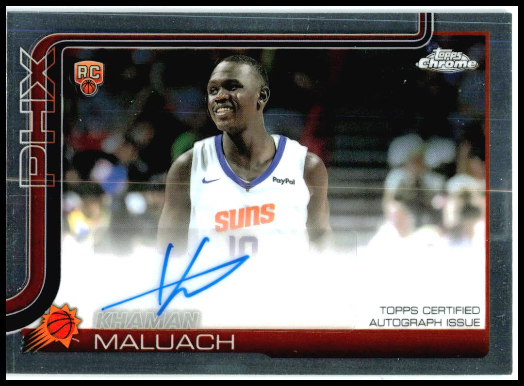 2025-26 Topps Chrome Auto #TCAR-KM Khaman Maluach
