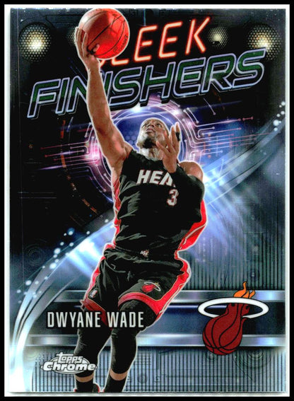 2025-26 Topps Chrome sleek finishers #SF-12 Dwyane Wade