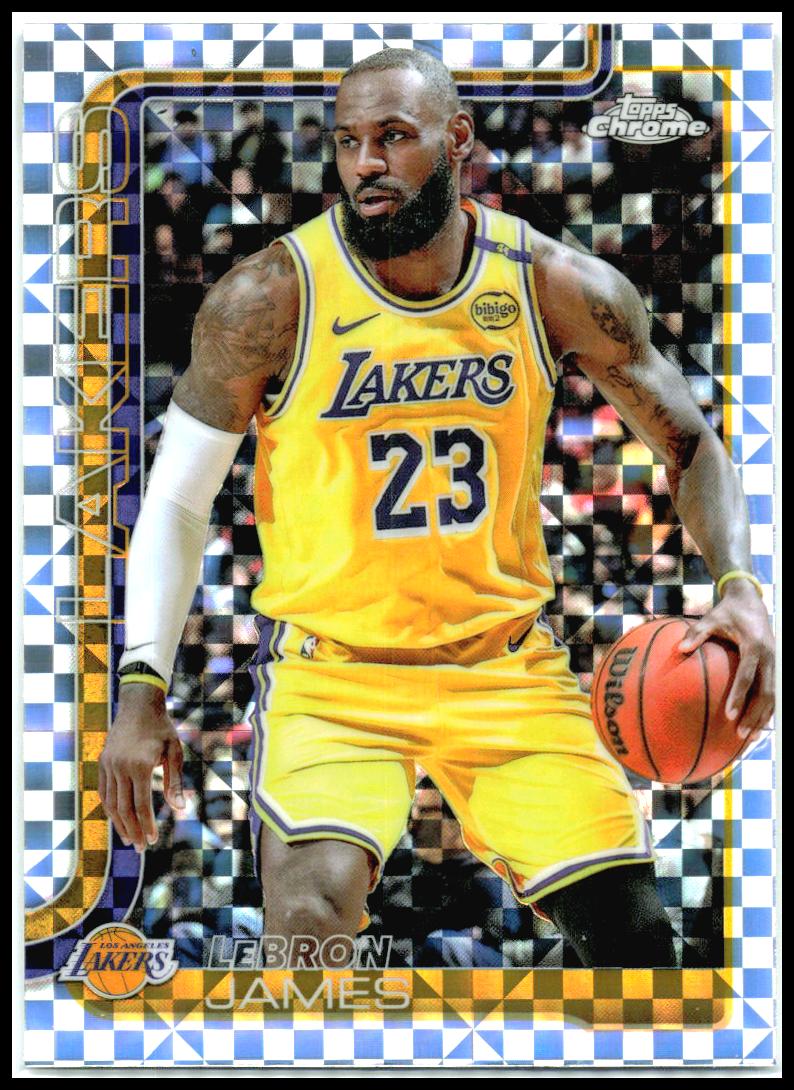 2025-26 Topps Chrome X-Fractor #127 LeBron James