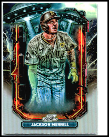 2025 Topps Chrome Cosmic Extraterrestrial Talent #ET-21 Jackson Merrill Padres