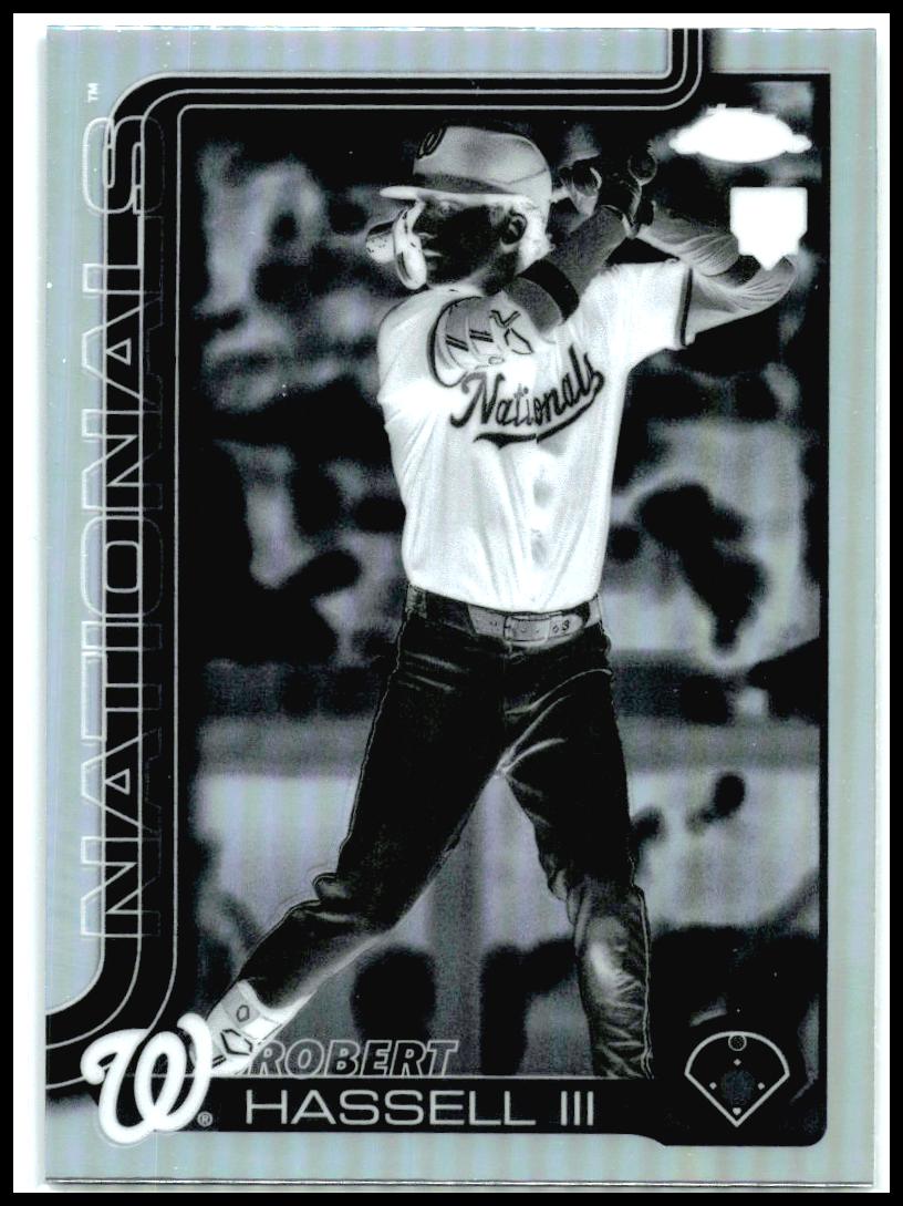 2025 Topps Chrome Update Negative #USC154 Robert Hassell III Rookie Nationals