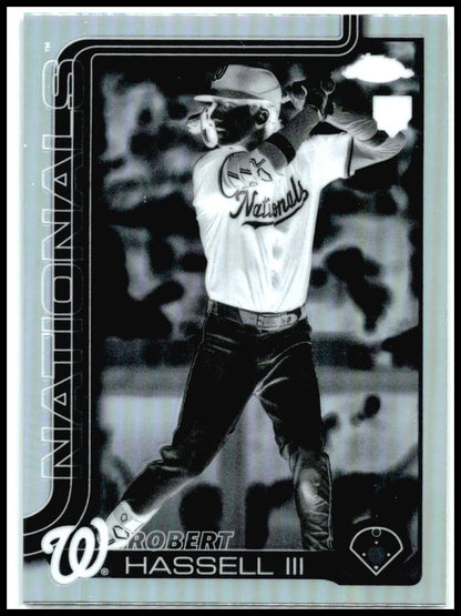 2025 Topps Chrome Update Negative #USC154 Robert Hassell III Rookie Nationals