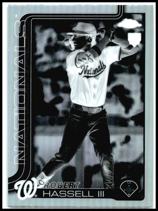 2025 Topps Chrome Update Negative #USC154 Robert Hassell III Rookie Nationals