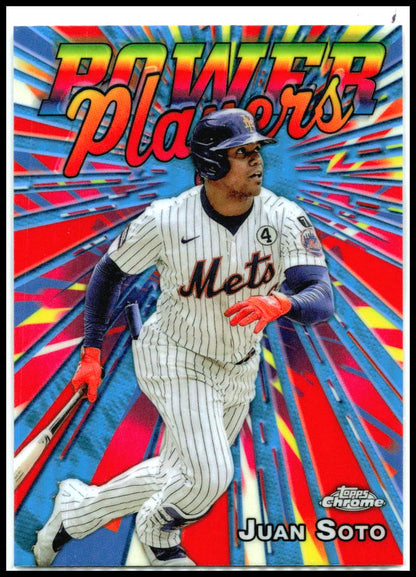 2025 Topps Chrome Update Power Players #PP-35 Juan Soto New York Mets