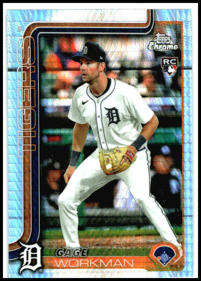 2025 Topps Chrome Update Prism Refractors #USC21 Gage Workman Rookie Tigers
