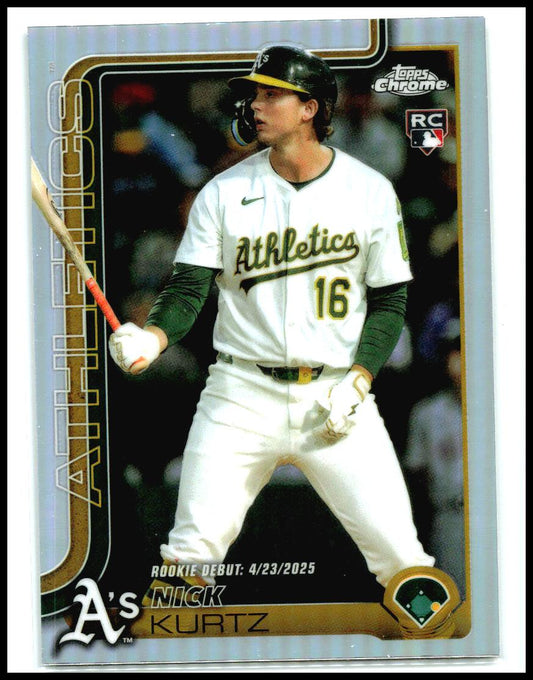 2025 Topps Chrome Prism #USC180 Nick Kurtz Athletics