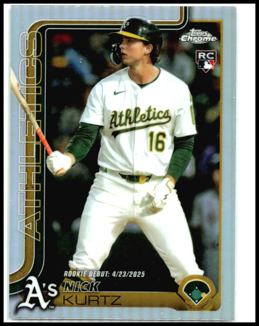 2025 Topps Chrome Refractor #USC180 Nick Kurtz Athletics