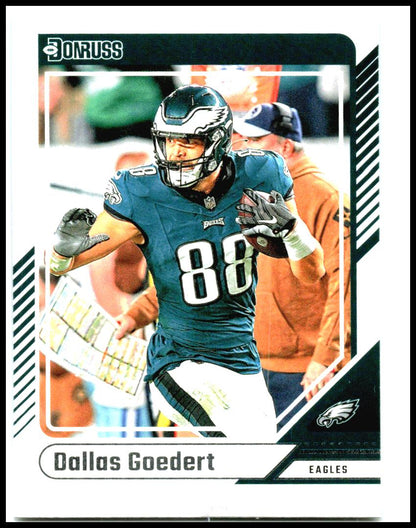 2024 Donruss #12 Dallas Goedert Philadelphia Eagles