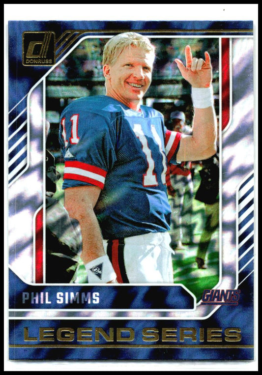 2024 Donruss Legend Series #14 Phil Simms New York Giants