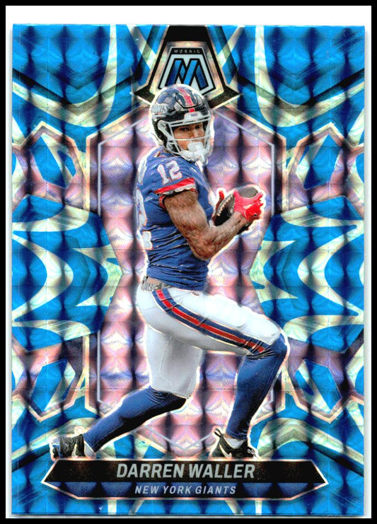 2024 Panini Mosaic Mosaic Reactive Blue #166 Darren Waller New York Giants