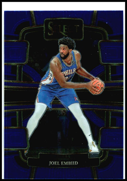 2023-24 Panini Select Blue #4 Joel Embiid Philadelphia 76ers