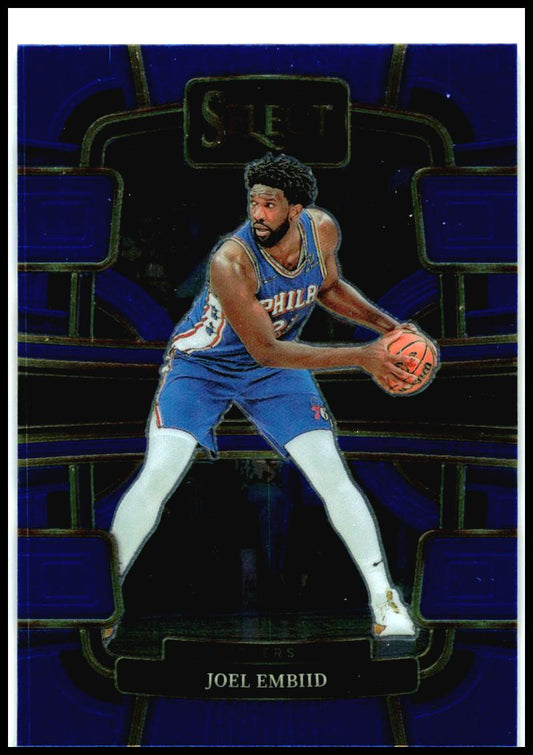 2023-24 Panini Select Blue #4 Joel Embiid Philadelphia 76ers
