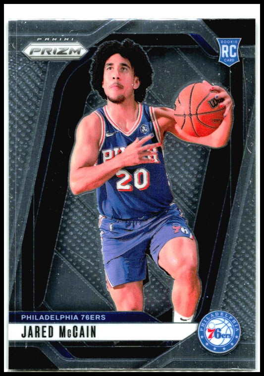 2024-25 Panini Prizm #222 Jared McCain Rookie Philadelphia 76ers
