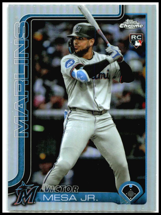 2025 Topps Update Rainbow Foil #US220 Victor MESA JR. Rookie Miami Marlins