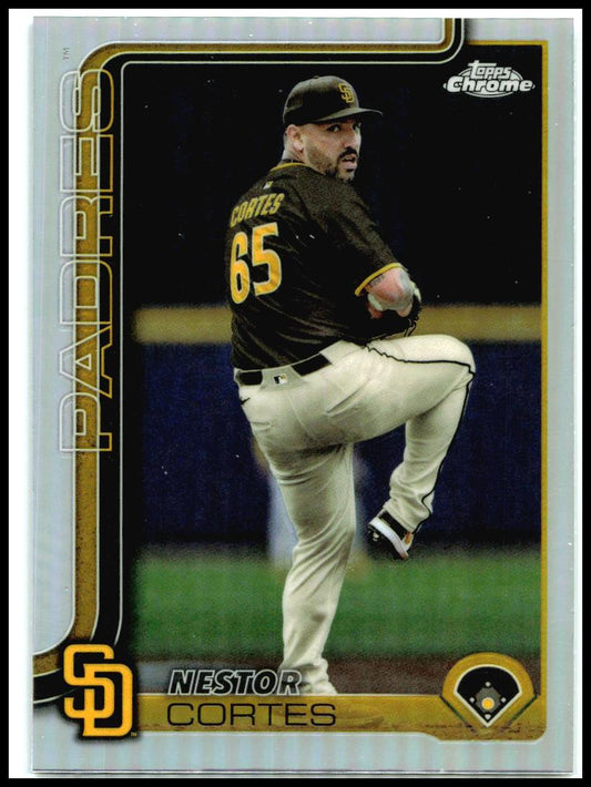 2025 Topps Chrome Update Refractors #USC130 Nestor Cortes San Diego Padres